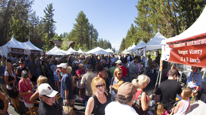 A Glimpse Of Sample The Sierra, Lake Tahoe's Only Farm-to-fork Festival